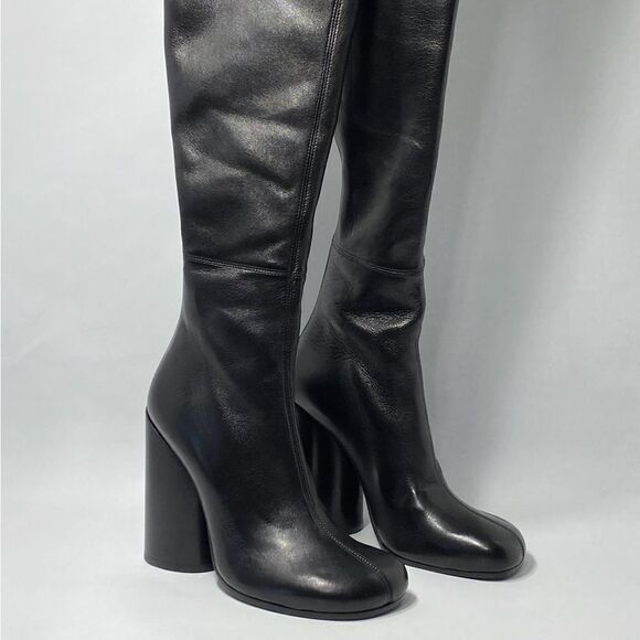 Burberry Anita Leather Over-The-Knee Boots size 37 - Picture 7 of 16